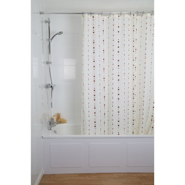 Dotty Polyester Shower Curtain