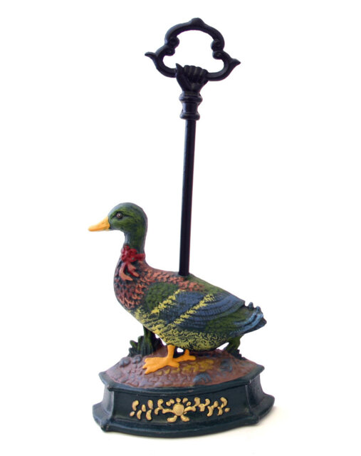 Fazeley Duck with Handle Iron Door Stop