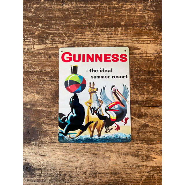 Guinness the Ideal Summer Resort Metal Wall DÃ©cor