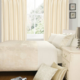 Anicka Silk Floral Duvet Cover Set