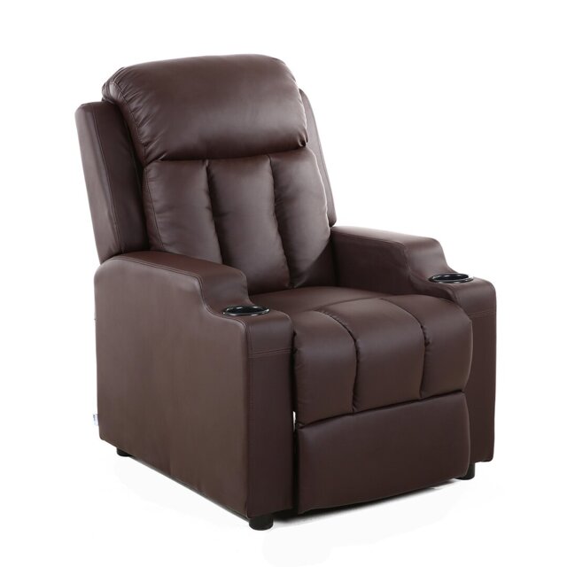 Adel Bonded Leather Manual Recliner