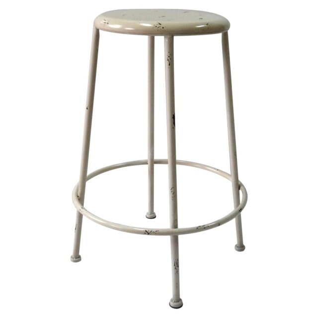 Barbel Counter Stool with Metal Frame
