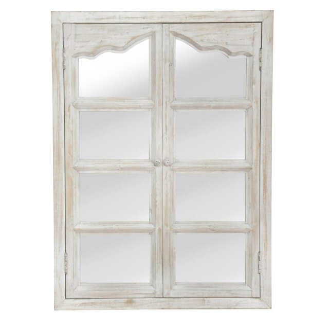 Bo Wood Flat Wall Mirror