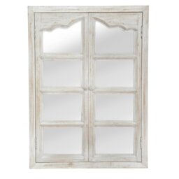 Bo Wood Flat Wall Mirror