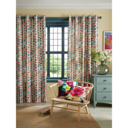 Cotton Blend Curtain Panel Pair