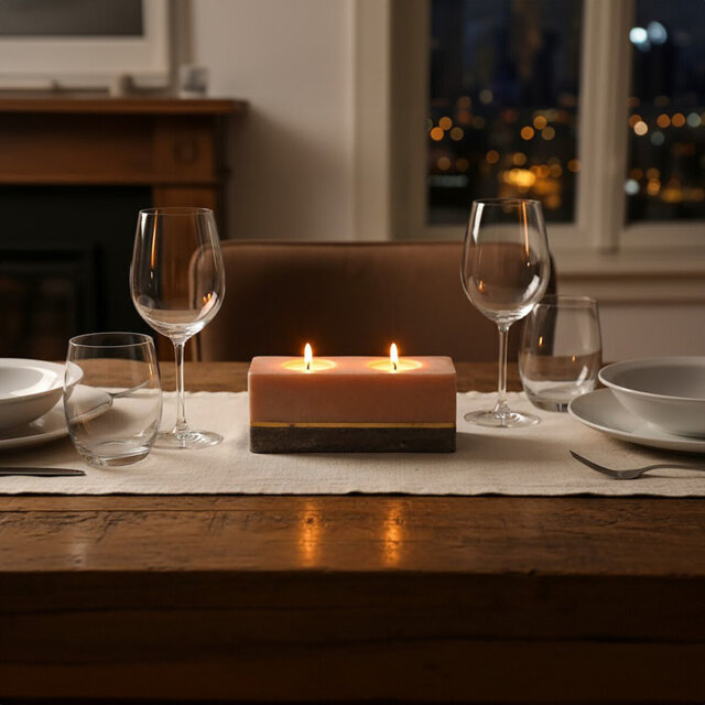 Roisin Stone Tabletop Tealight Holder