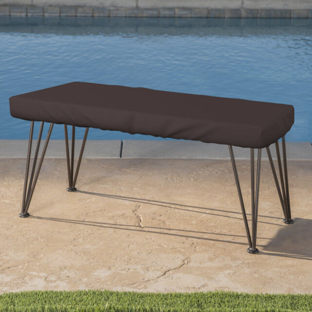 Rectangle Table Top Cover 18 Oz - Customize Your Cover With Any Size - 100% Weather Resistant Outdoor Table Cover With Air Pocket And Elastic For Snug