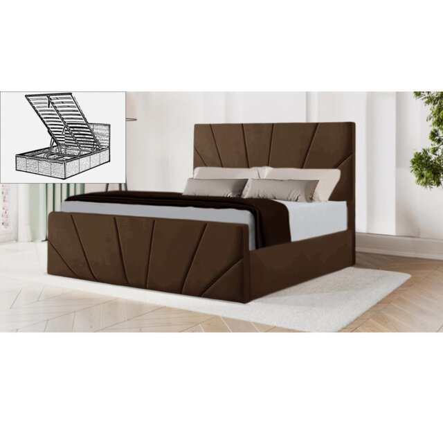 Clemencia Upholstered Ottoman Storage Bed