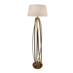 Faycelles 156cm Antique Brass Traditional Floor Lamp