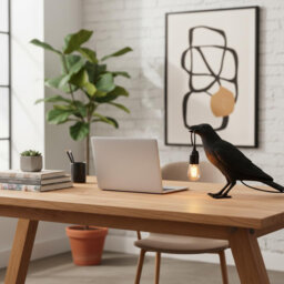 Resin Desk Lamp