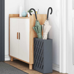 Umbrella Stand With Storage 28 X 12 X 41 Cm Steel