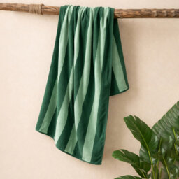 Organic Cotton Striped Beach Towel