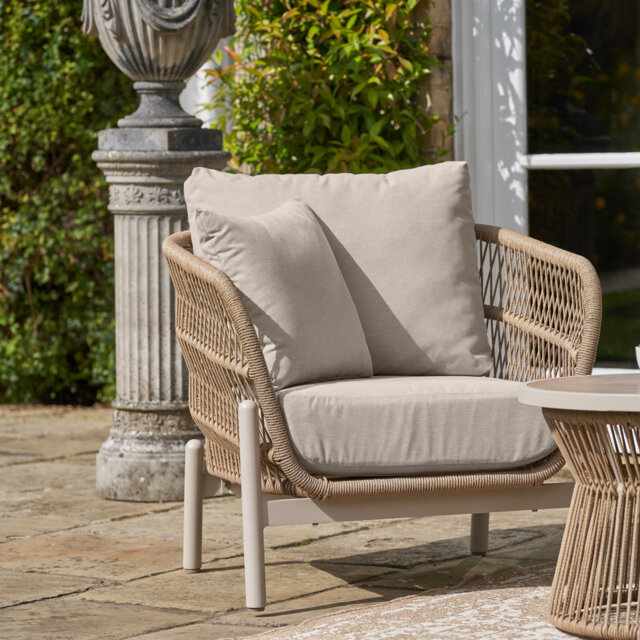 Aris Outdoor Lounge Chair with Cushions