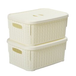 JVL Plastic Decorative Basket