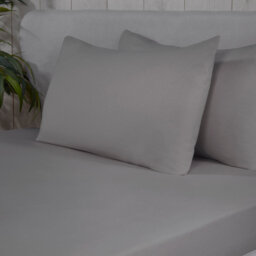 Brushed Cotton Pillowcase - Blue