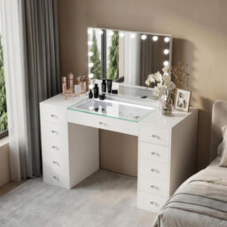 Deverick Dressing Table with Mirror