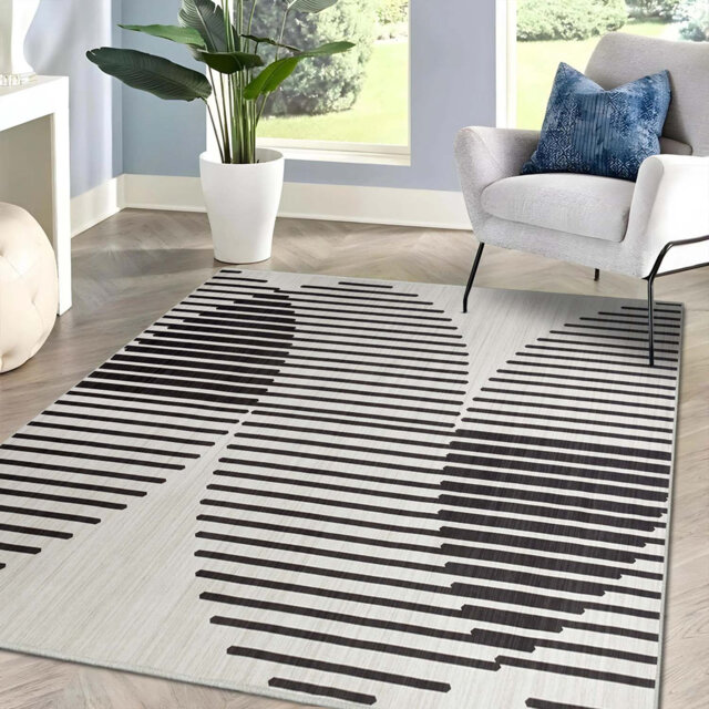 Printed Area Rug – Soft, Durable, Fade-Resistant Floor Decor For Living Room & Bedroom