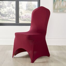 Spandex Arched Front Chair Cover Wedding Banquet Party