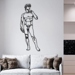 Handmade Traditional People Wall Decor on Metal