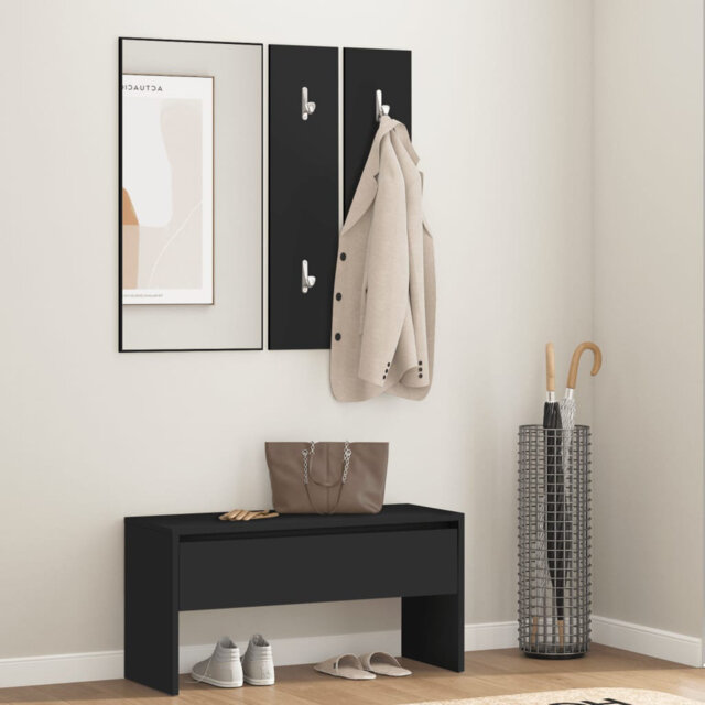 Ivens vidaXL Hallway Furniture Set Engineered Wood