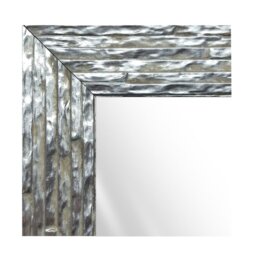 Stahlman Wood Flat Wall Mirror