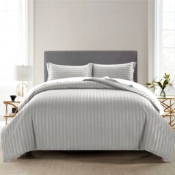 Thirlby Microfibre 250 TC Reversible Modern & Contemporary Duvet Cover Set with Pillow Cases