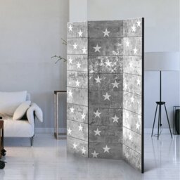 Stars on Concrete Room Divider
