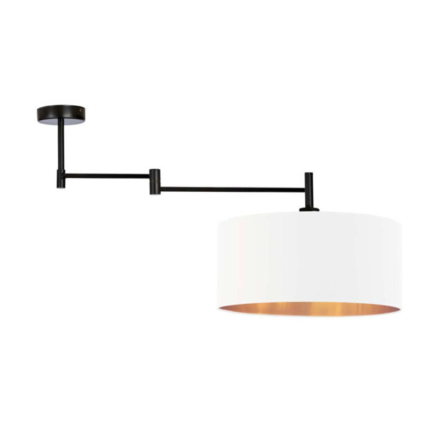 Moses Fabric Semi Flush Mount