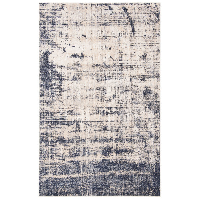 Alaric Looped/Hooked Gold/Grey Rug