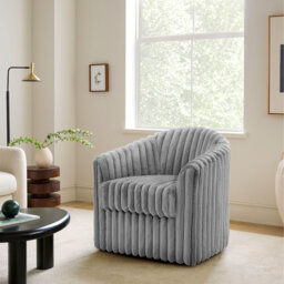 Aunna 78.2Cm Wide Swivel Barrel Chair