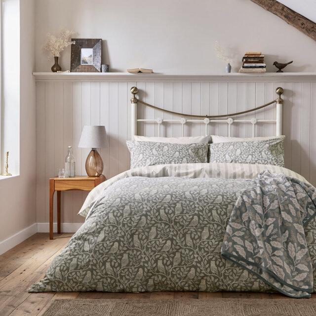 Owls Cotton Duvet Cover Set