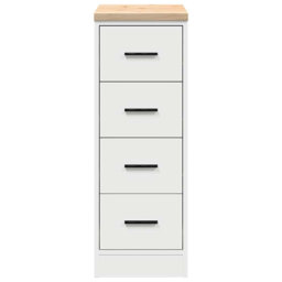 Solid Wood Single Storage Cabinet ( 85cm H x 30cm W x 51cm D)