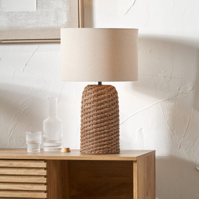 Seagrass Table Lamp