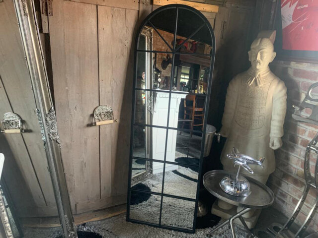 Ousmane Metal Flat Floor Mirror