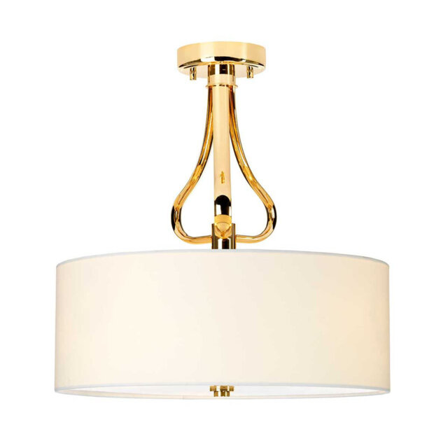 Partone Glass Semi Flush Mount
