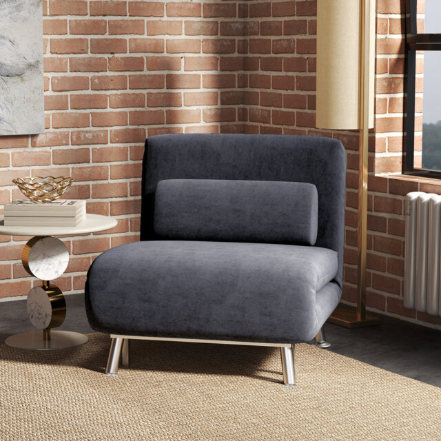 Romer Single 75cm Upholstered Convertible Sofa