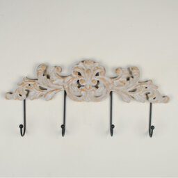 Cuscute Wall Mounted Required 4 - Hook Wall Mounted Coat Rack