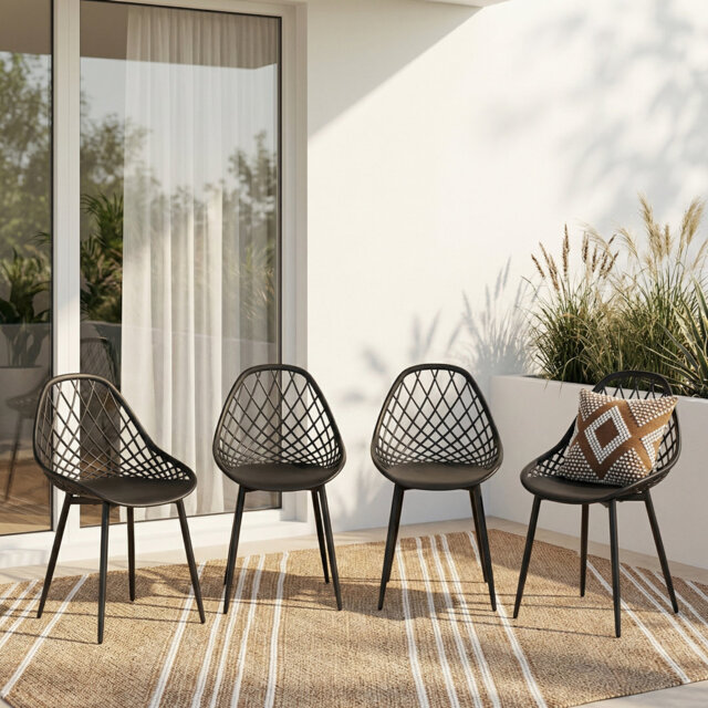 Outdoor Dining Chair Set