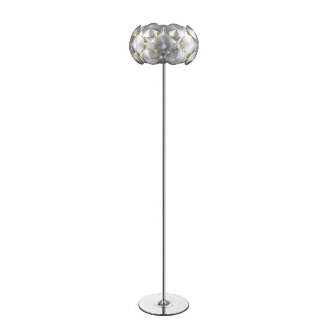 Chonie 157cm Chrome Traditional Floor & Table Lamp Set
