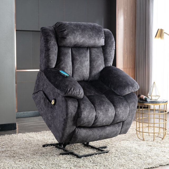 Demp 96cm Wide Velvet with Heated Cushion
