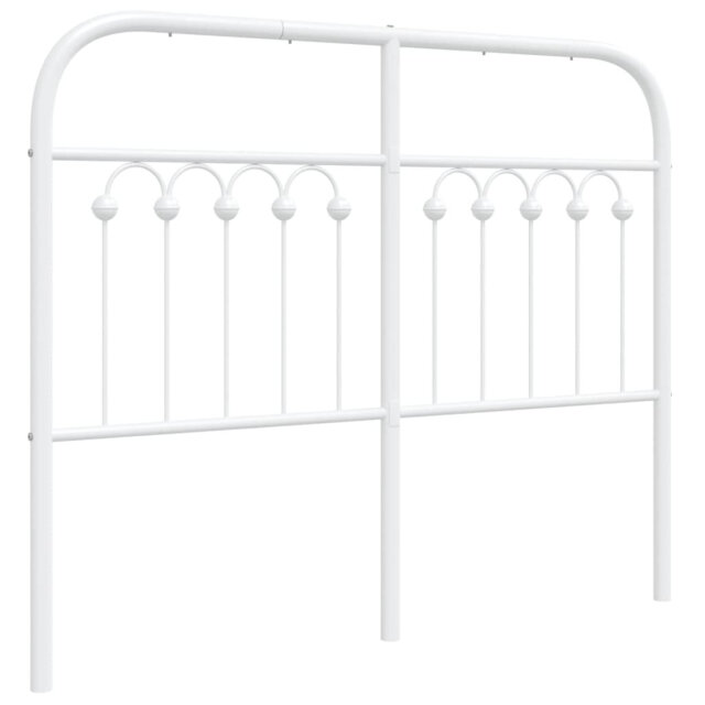 Vidaxl Metal Replace Headboard Black 180 Cm
