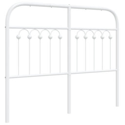 Vidaxl Metal Replace Headboard Black 180 Cm