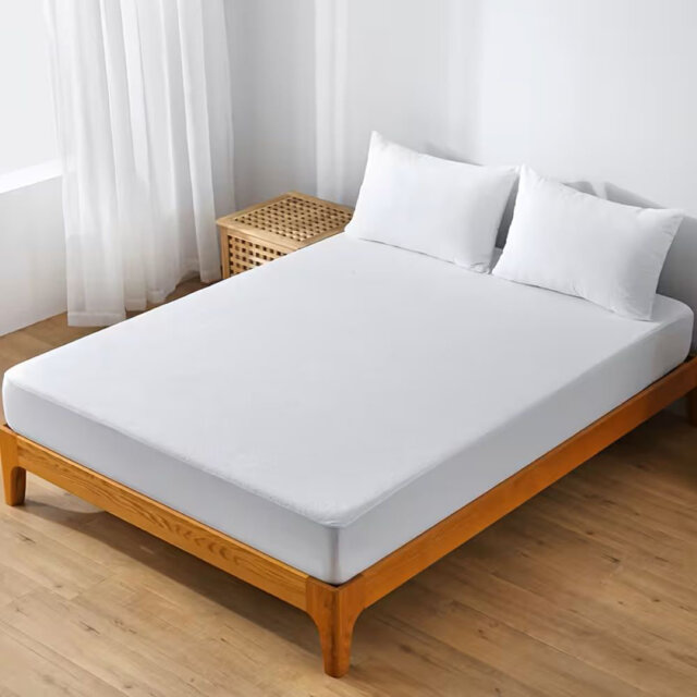 Aspire Homeware Hotel-Quality Waterproof Terry Towel Mattress Protector with Deep Elastic Fit