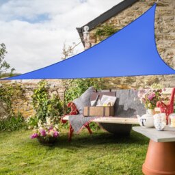 Drumraymond 3.6m x 3.6m x 3.6m Triangular Sun Shade Sail