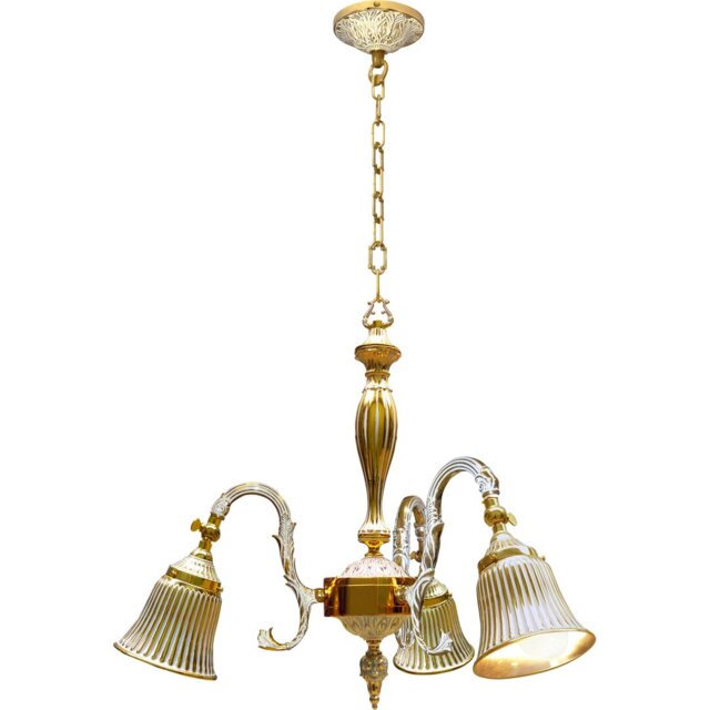 Fortner 3 - Light Candle Style LED Chandelier