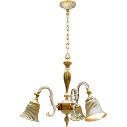 Fortner 3 - Light Candle Style LED Chandelier
