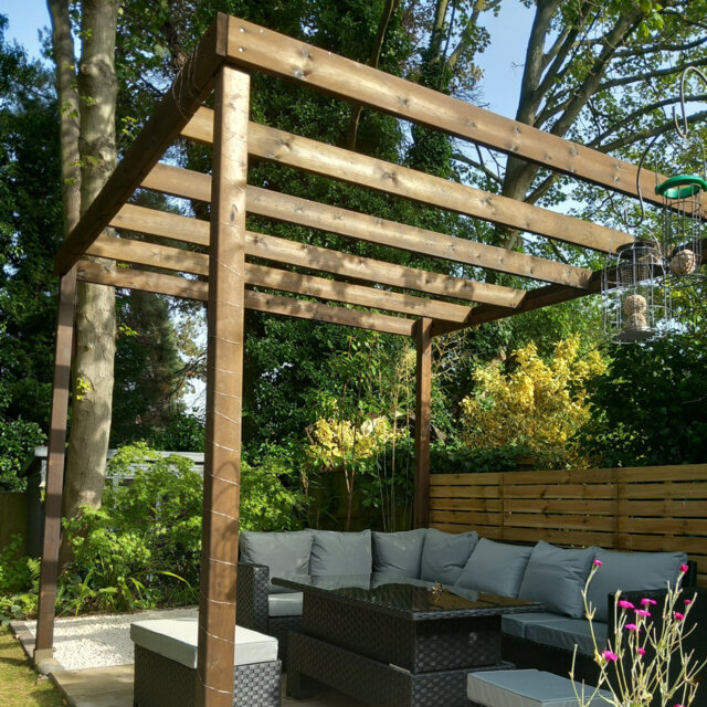 Randi 2.7m x 2.4m Manufactured Wood Pergola