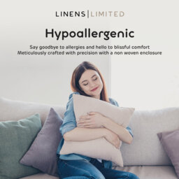Linens Limited Cloud Comfort Cushion Insert 30cm x 50cm, Made in the UK, Soft and Plump, Non-Allergenic Sofa Cushion Pad, Easy to Clean, Small Cushion