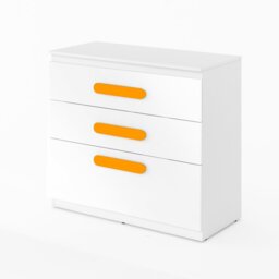 3 Drawer 90Cm W Chest of Drawers