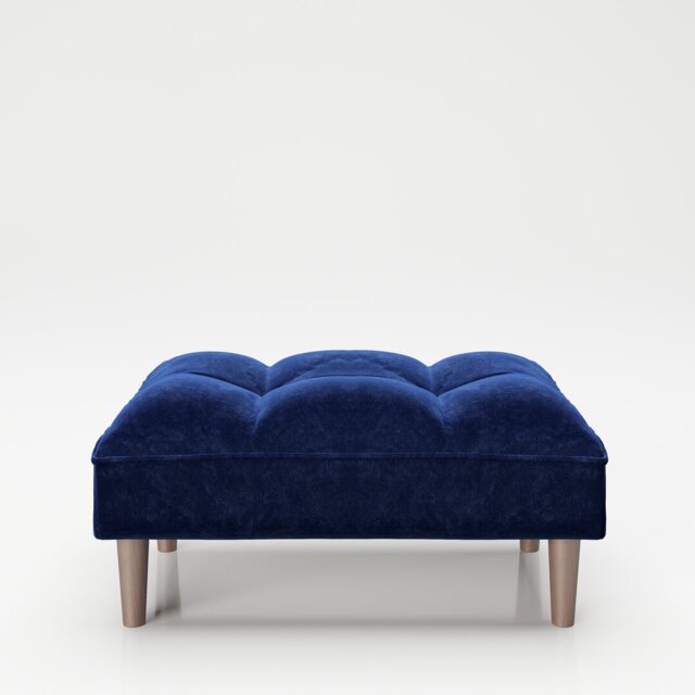 Scarlett 88cm Wide Tufted Rectangle Solid Colour Cocktail Ottoman